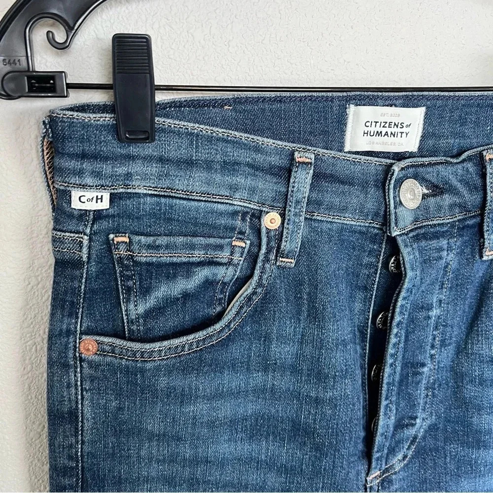 Citizens Of Humanity Jolene High Rise Vintage Slim Jeans Undercurrent Denim - Picture 6 of 14